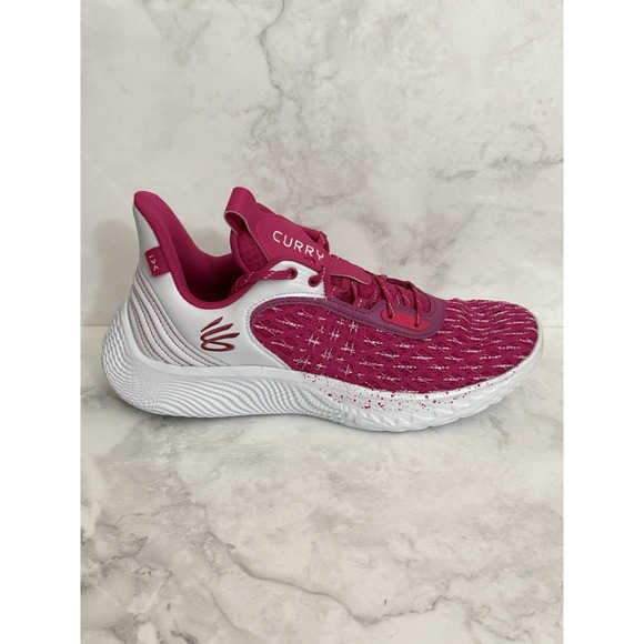 Under Armour Curry Flow 9 Team Basketball Shoes Pink 3025631-600 Men\'s Size 16 main image 5